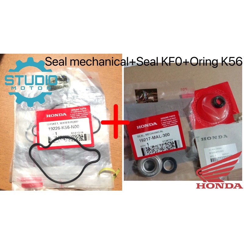 SEAL MECHANICAL SIL WATERPUMP POMPA AIR RADIATOR HONDA CB150R / CS-1 / CBR150 / ALL NEW CB150R / SONIC 150 91205KF0003 19217MAL300