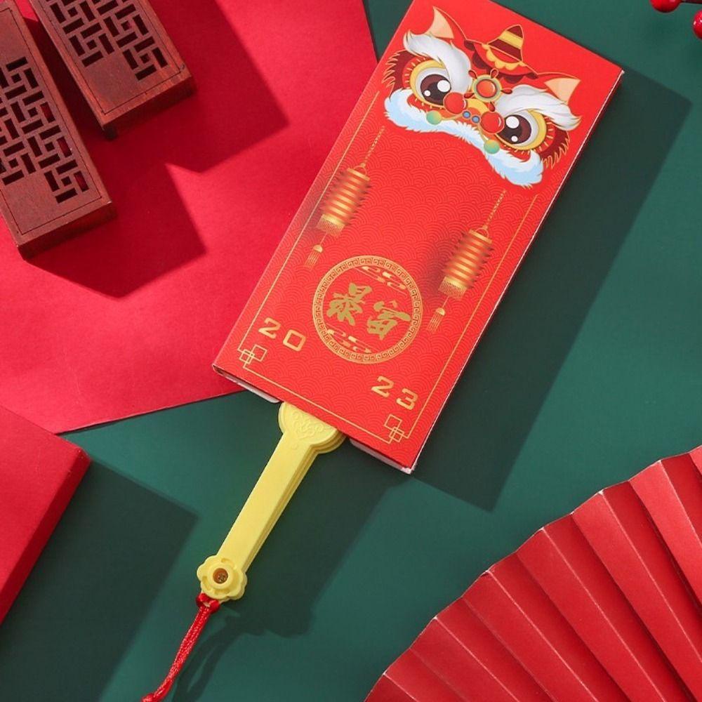 Lanfy Amplop Angpao Tahun Baru Cina / Imlek 6 / 8 / 10 Slot Warna Merah