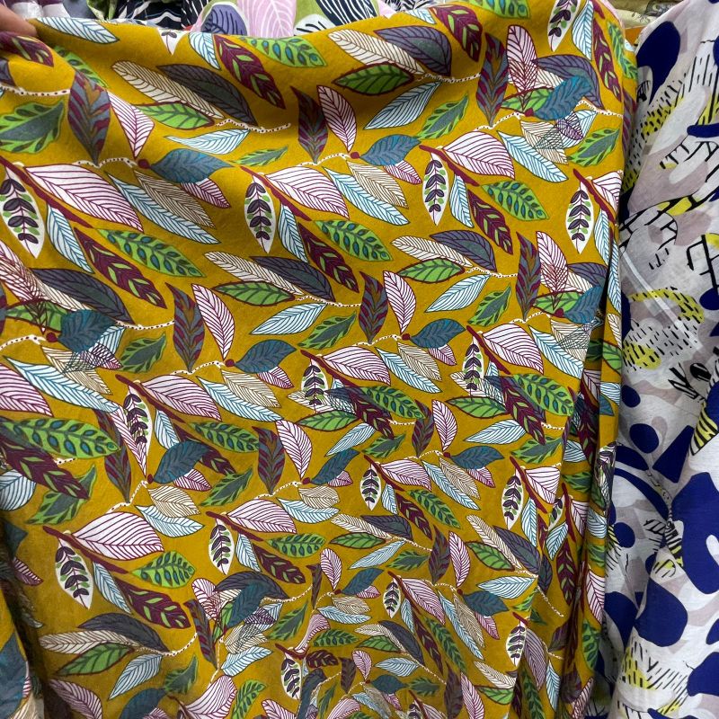 Kain silky - Kain katun Babydoll Premium - Kain Ceruty Motif - Bahan Ceruty Meteran - Kain Ceruty Mo