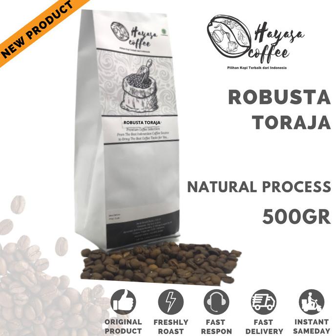 

BAYAR DITEMPAT Kopi Hayasa Toraja Robusta - 500 Gr /KOPI RUBE/KOPI KAPAL API/KOPI SLB/KOPI BUBUK/KOPI GOOD DAY