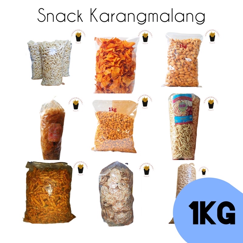 Snack Kiloan 1kg | Makanan RIngan | Keripik | Kerupuk Jogja | Chiki | Jajanan