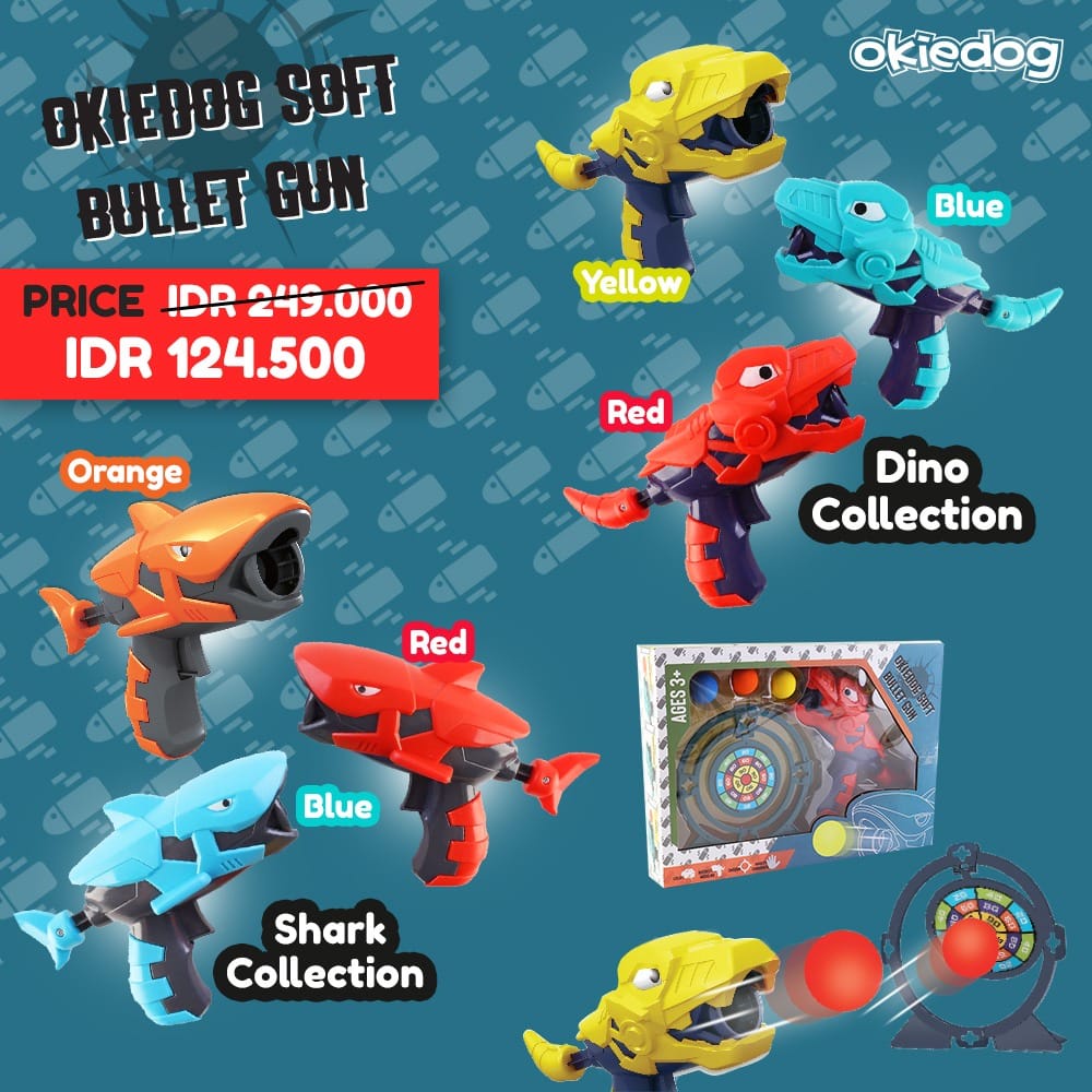 Okiedog soft bullet gun