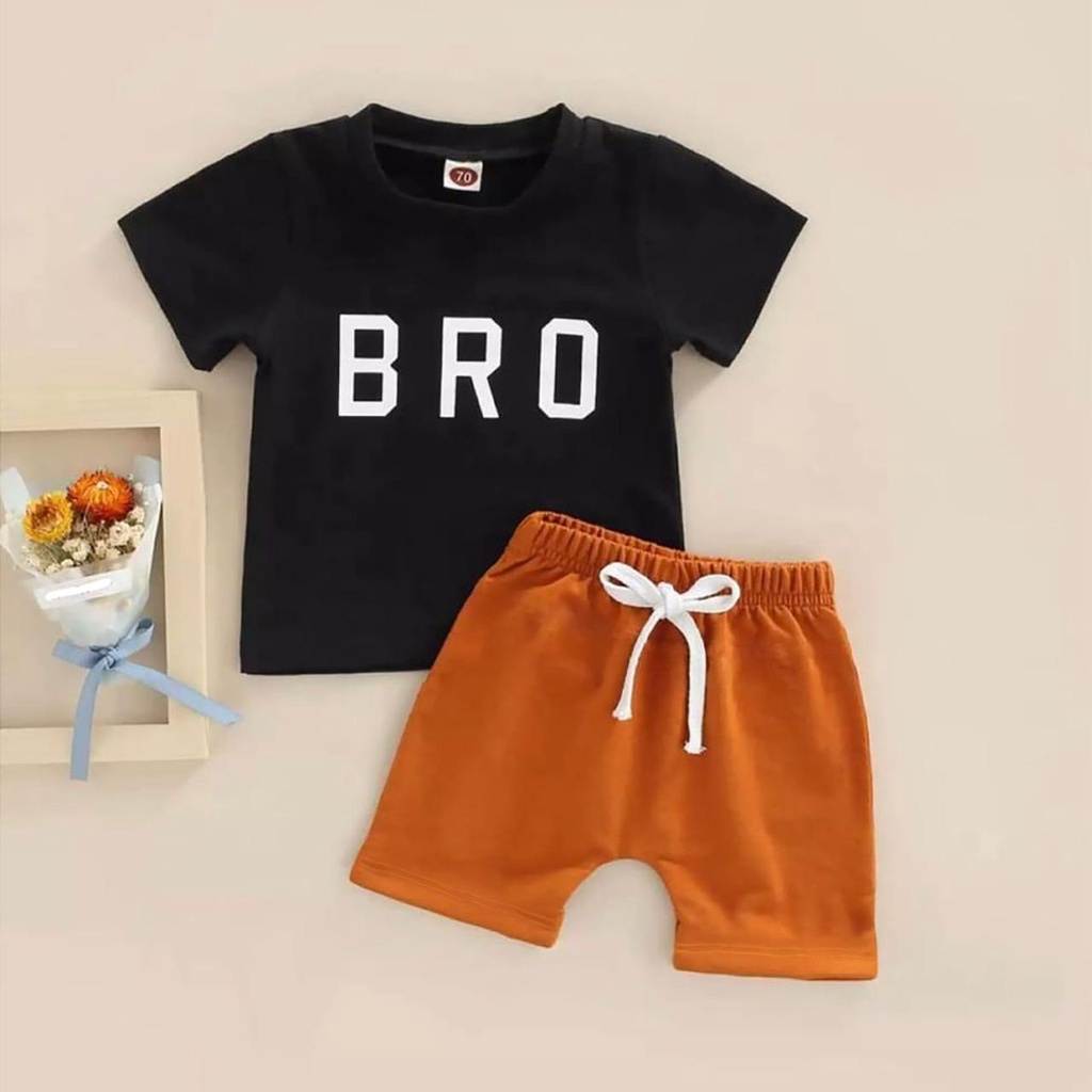 Outbox Fashion Setelan Anak Brown