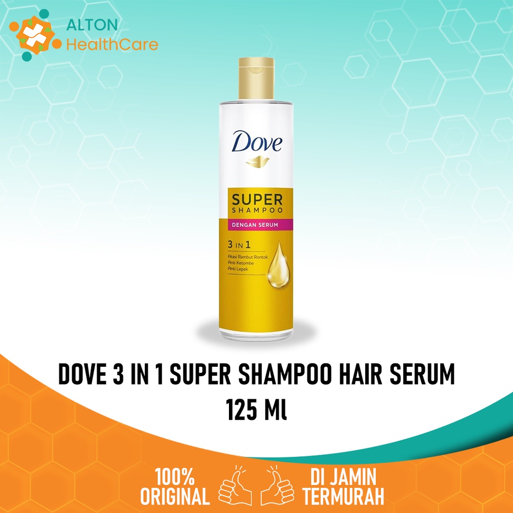 Jual DOVE 3in1 Super Shampoo Serum 125ml Shopee Indonesia