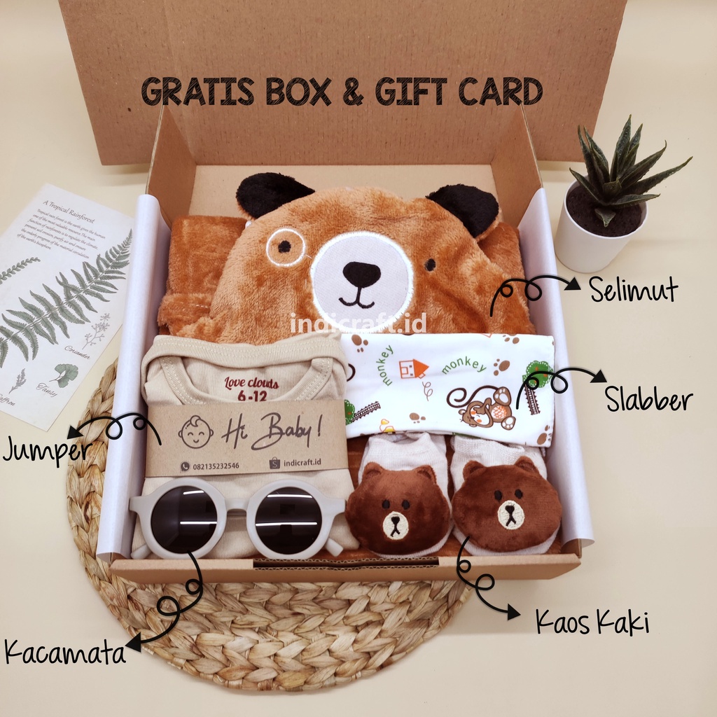 Hampers Bayi Laki-laki Perempuan New Born / Kado Bayi Newborn / Kado Lahiran Bayi Cewek Cowok