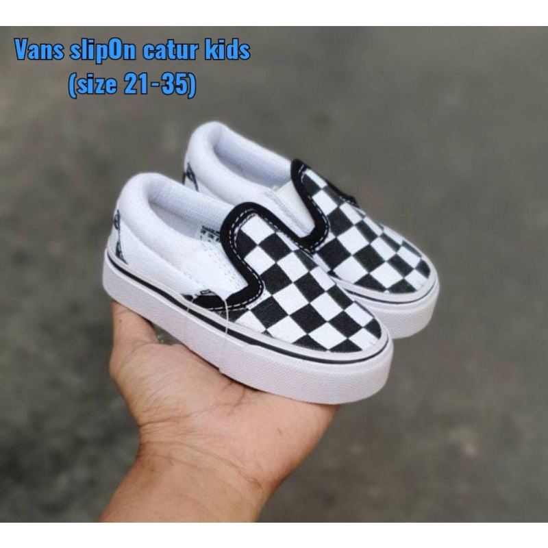 Vans anak Vans slipon anak terbaru Vans slipon catur