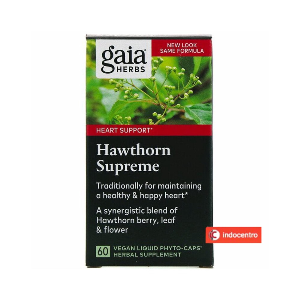 Gaia Herbs Hawthorn Supreme 60 Veg Caps