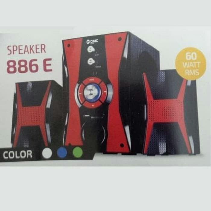 Speaker 886 Sepeker Gmc Bluetooth 886E Multimedia