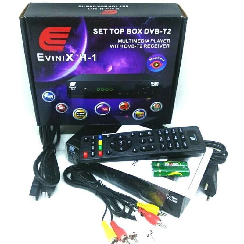 STB EVINIX DVB - T2 || Set Top Box Evinix || STB EVINIK H-1 || STB TV DIGITAL
