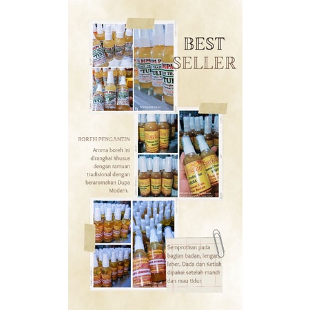 BEST SELLER / Boreh Spray / Dupa Tulip / Boreh pengantin / FIFA Collection