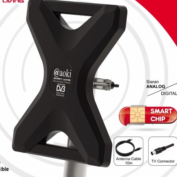 Antena TV Aoki AT 5000 / Indoor dan Outdoor DVB-T2