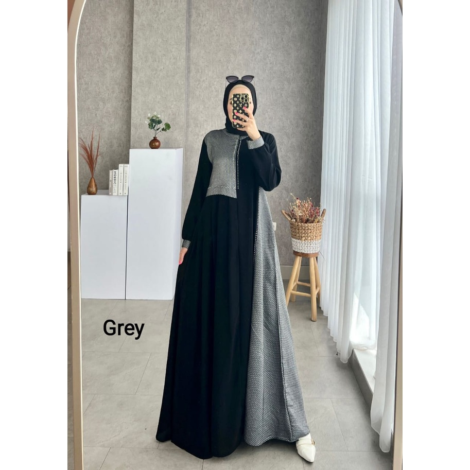 Gamis Hifza Dress Original Maxy Terbaru / Gamis Dewasa / Maxy