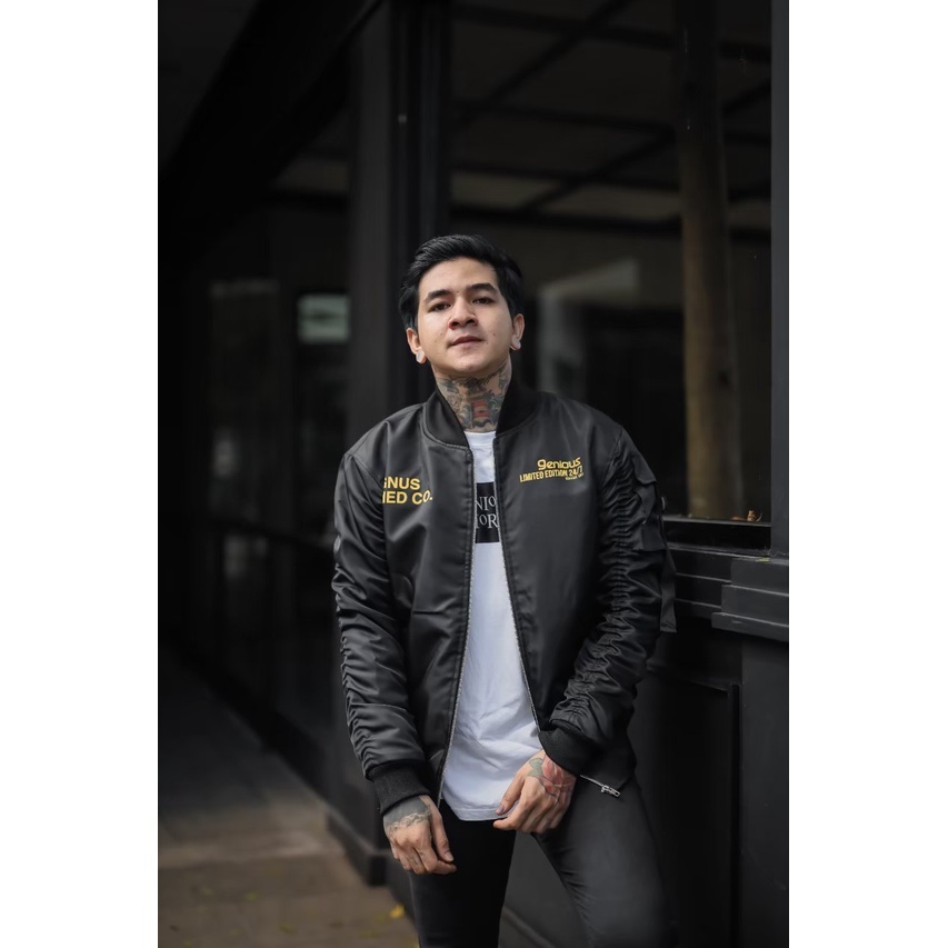 Jaket Bomber Pria Premium - Jaket Pria Bomber Keknian Daily Outfit
