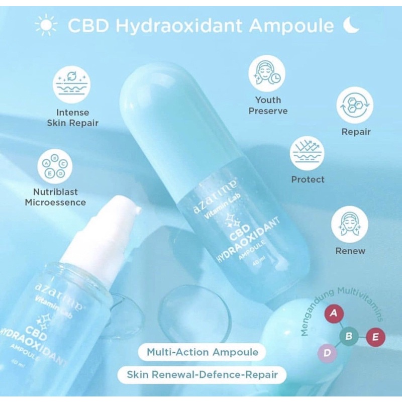 AZARINE Vitamin Lab Series // Bubble On Me Deep Mask Cleanser // CBD Hydraoxidant Ampoule // Matte M
