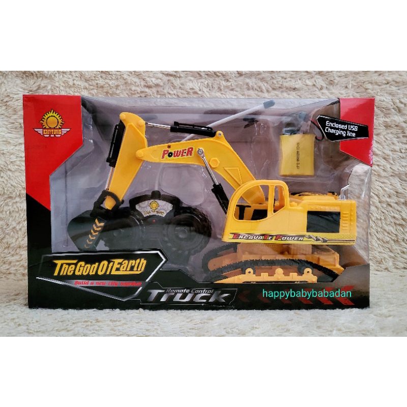 Mainan Anak Truck Excavator Remote Control Besar