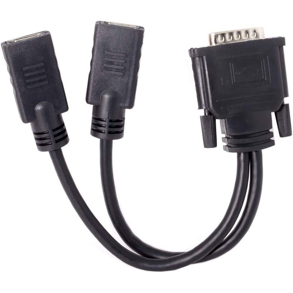 Kabel Atas Untuk Adapter Kabel Extension Komputer Dual DP