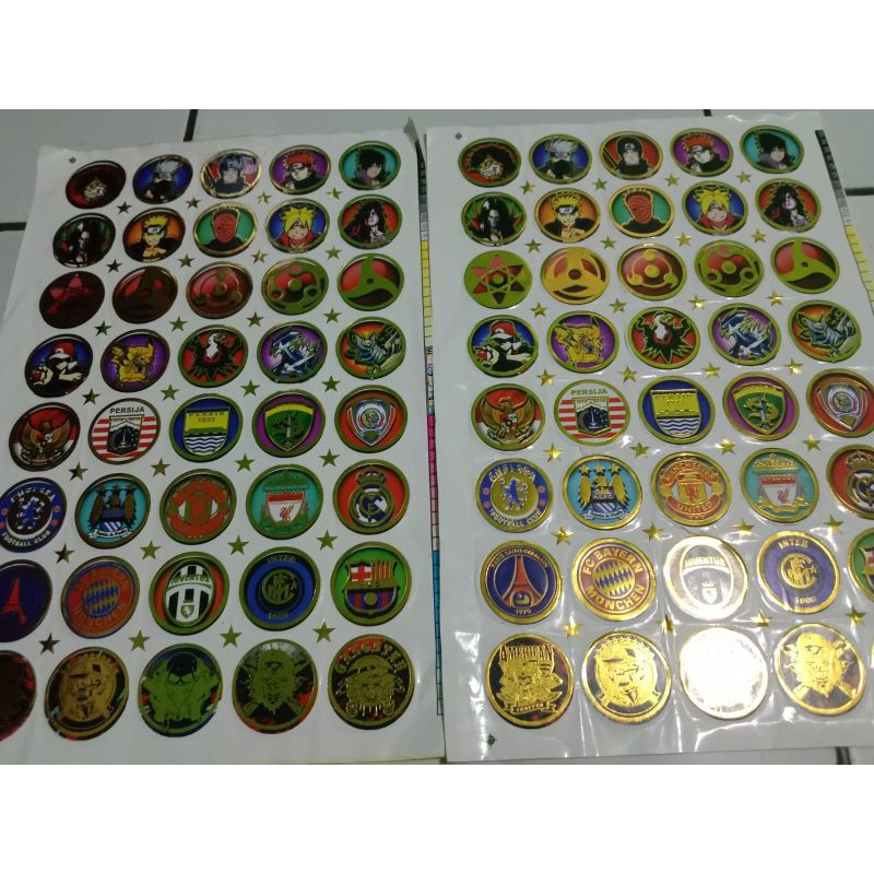 1PCK TAZOS BESI EMAS ISI 40 KEPING