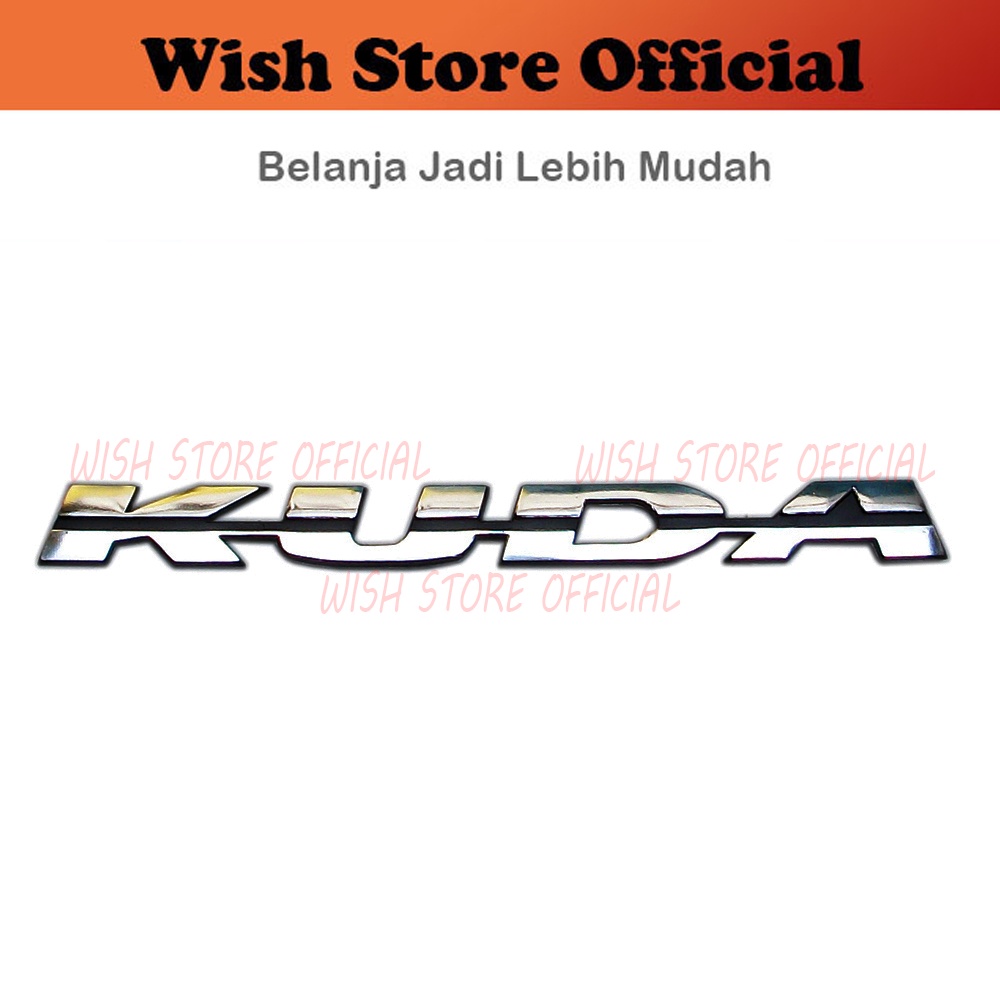 [PCS] Emblem / Car Logo / Sticker / Lambang Mobil Tulisan KUDA