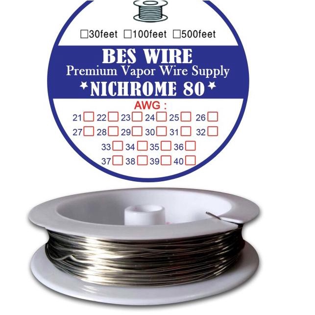 Nichrome 80 Sandvik Awg 36|250FT