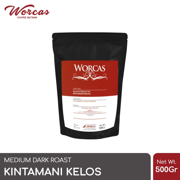 

BAYAR DITEMPAT Kopi Arabica Kintamani Kelos 500 Gram (Biji/Bubuk) Worcas Coffee /KOPI RUBE/KOPI