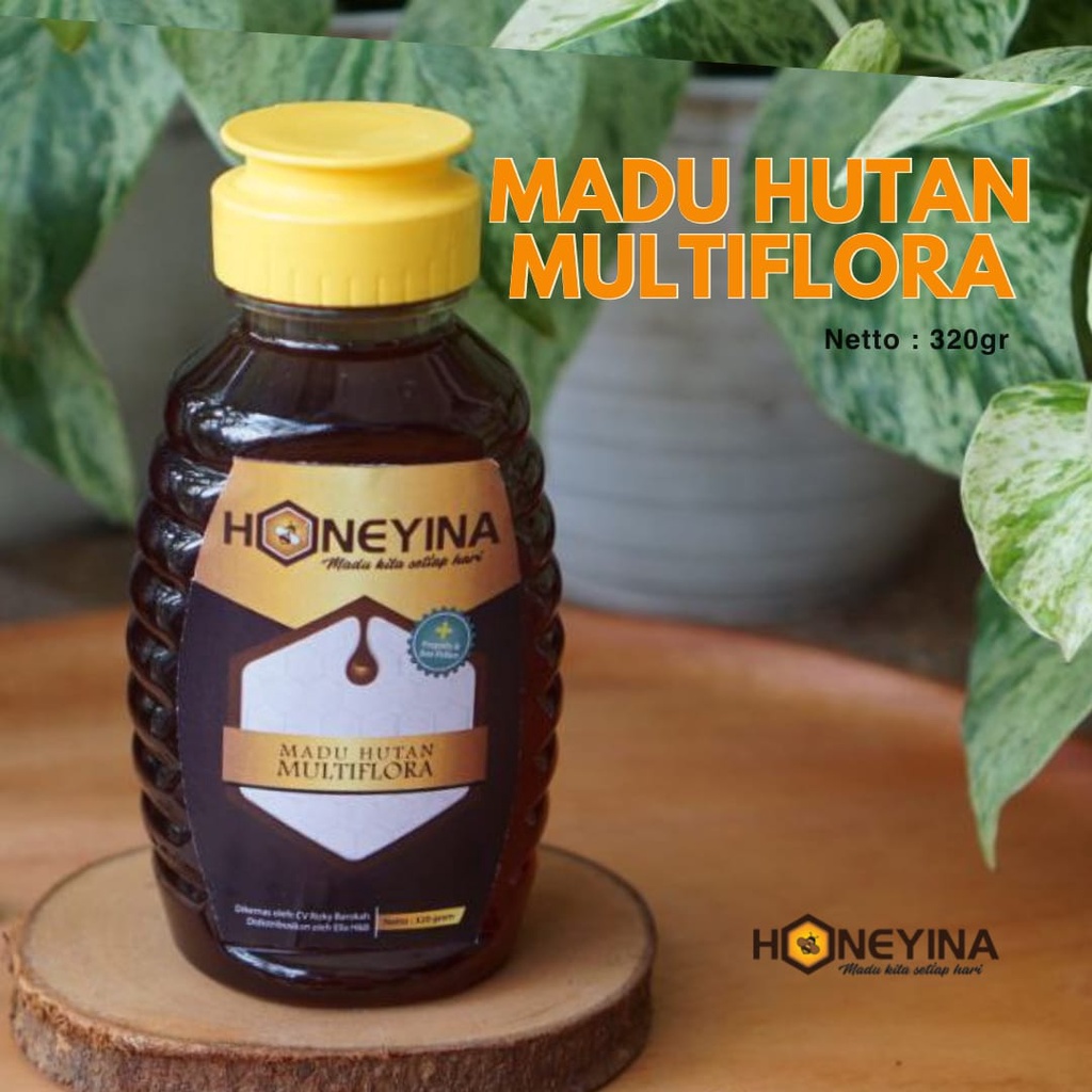 

MADU HUTAN MULTIFLORA HONEYINA 320gr