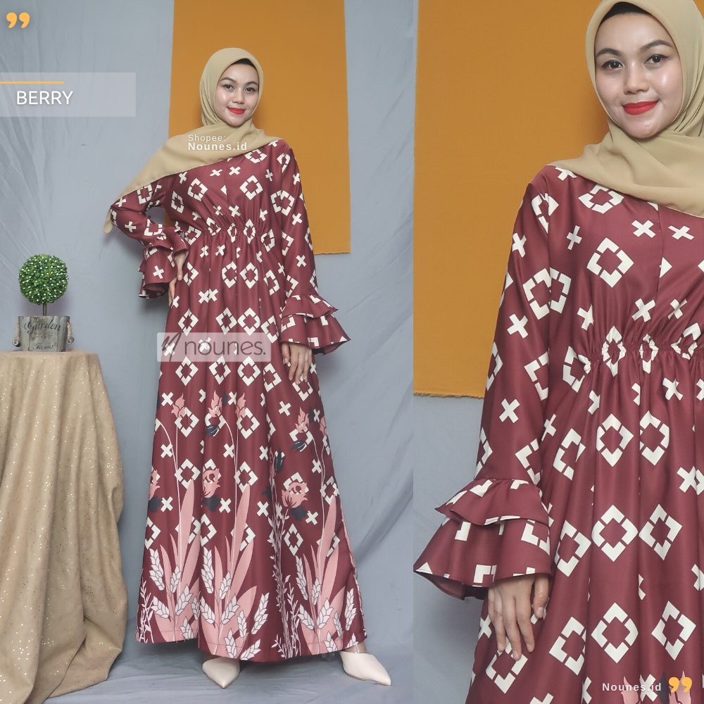 Nounes Kenanga Dress Gamis Wanita