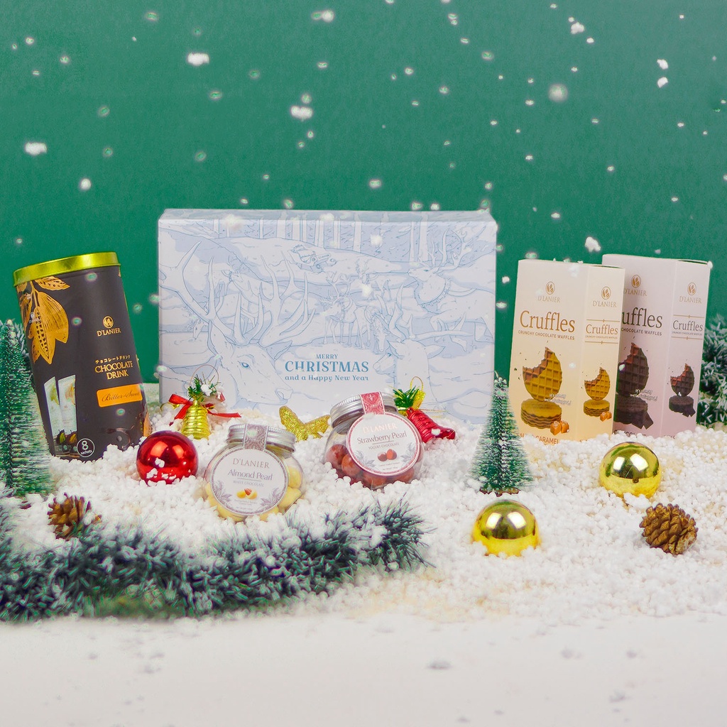 Exp Lama (COD) D'Lanier The White Christmas Hampers B Berkualitas