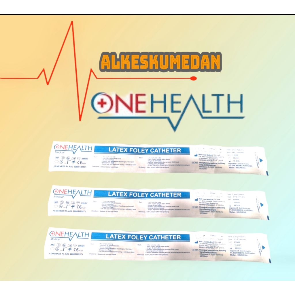 Onehealth Latex Foley Catheter 2 way