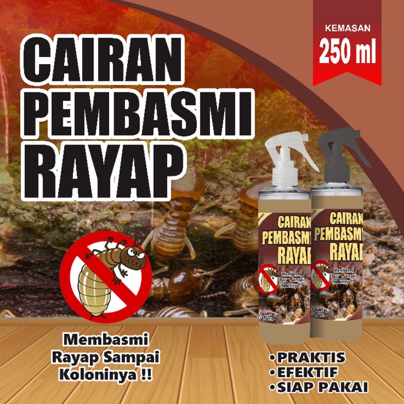 Cairan pembasmi Rayap ampuh kemasan 250 spray