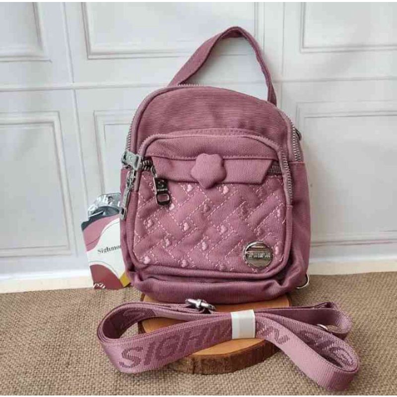 TAS SELEMPANG DAN RANSEL MINI WANITA MERK SIGHMON