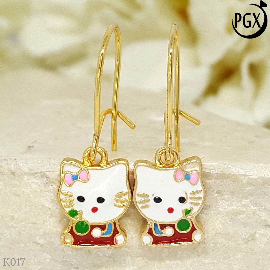 PGX Anting Anak Xuping Aksesoris Perhiasan Lapis Emas Premium - K017