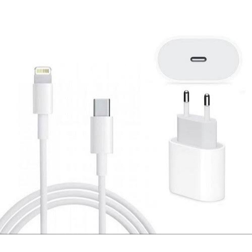 CHARGER + KABEL DATA CHARGER USB TYPE - C 20 W