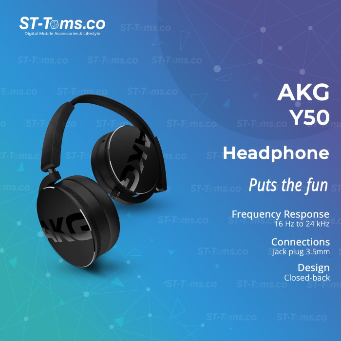 Headphone Akg Headphone Y50 - Black