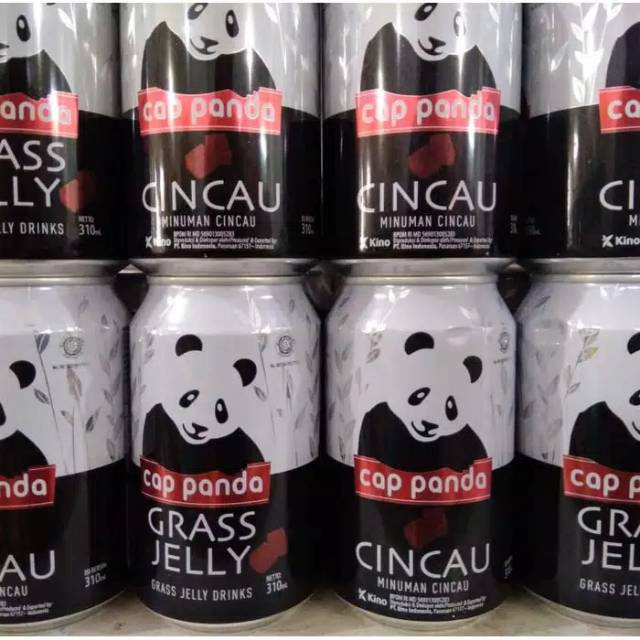 CINCAU CAP PANDA KALENG 310ML 1 DUS = 24 PCS [SWEETSPACE]