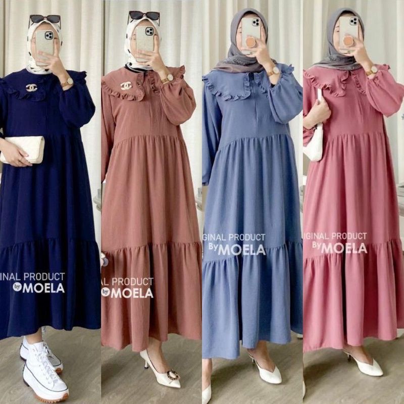 MARITA DRESS / KATUN DRESS / KOREAN DRESS / GAMIS TERLARIS