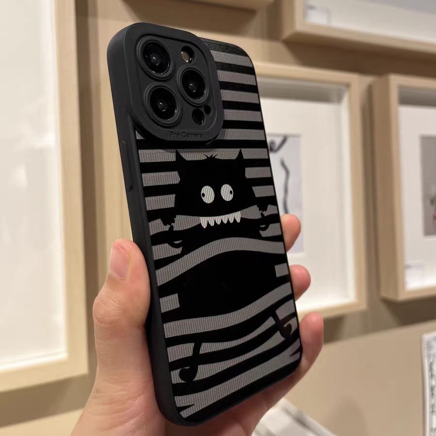 Case TPU Motif Garis Untuk iPhone 14 14pro 14Plus 14prm 13 13pro 13pro 13prm 11 7Plus 8Plus Xr XS 12pro Max