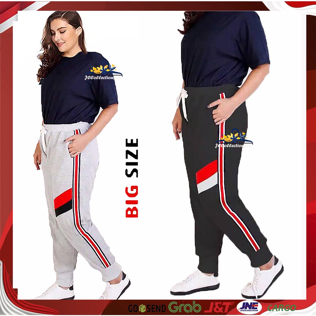 Celana  Wanita JUmbo 3XL Jogger  Big Size Ketrin / Long Joger Pants Woman - JCCollections