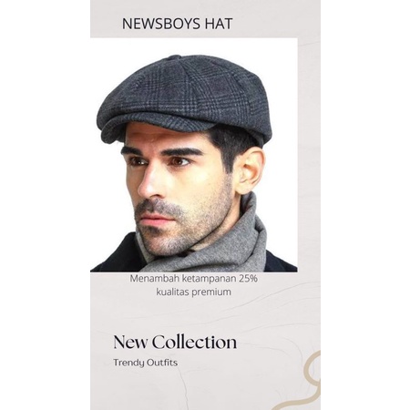 Newsboy Cap, Topi Seniman