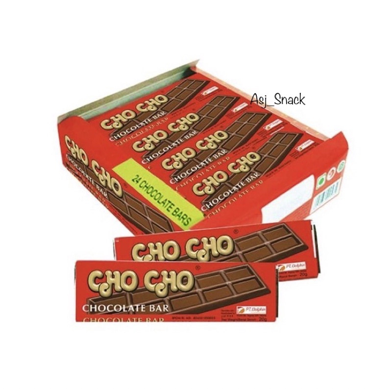 

Dolphin Cho Cho Milk Chocolate Bar ( 1 box isi 24 pcs x 13g )