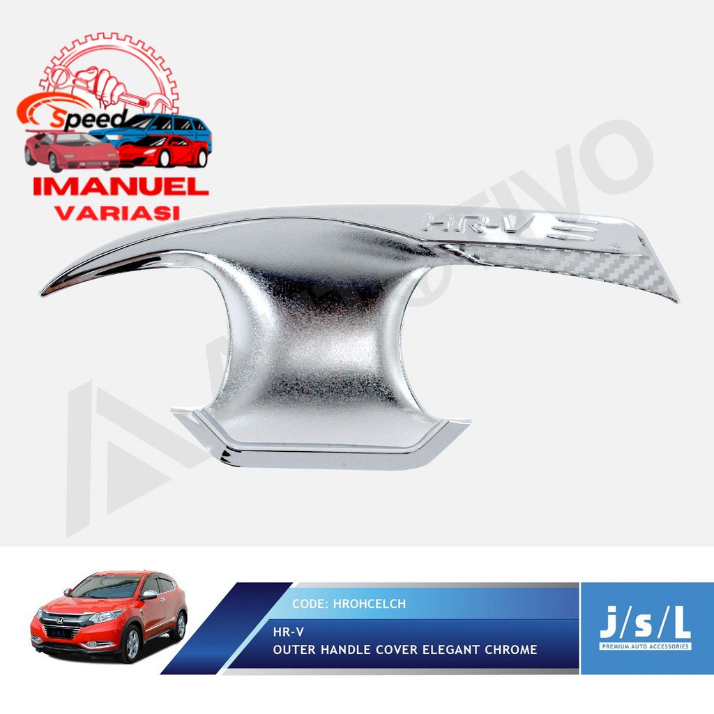 BARU             Honda HRV Outer Handle Cover Elegant Chrome Aksesoris JSLBest price