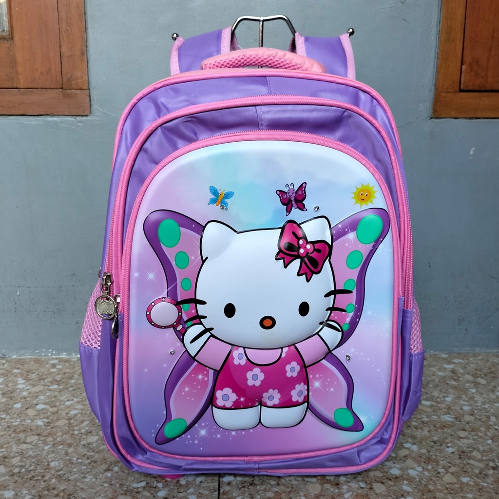 Tas sekolah anak perempuan karakter Tas Ransel Backpack Sekolah Anak Perempuan Karakter LED Frozen H