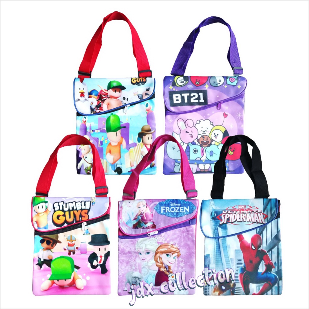 Jual Tas selempang anak laki laki dan perempuan usia PAUD TK / Tas
