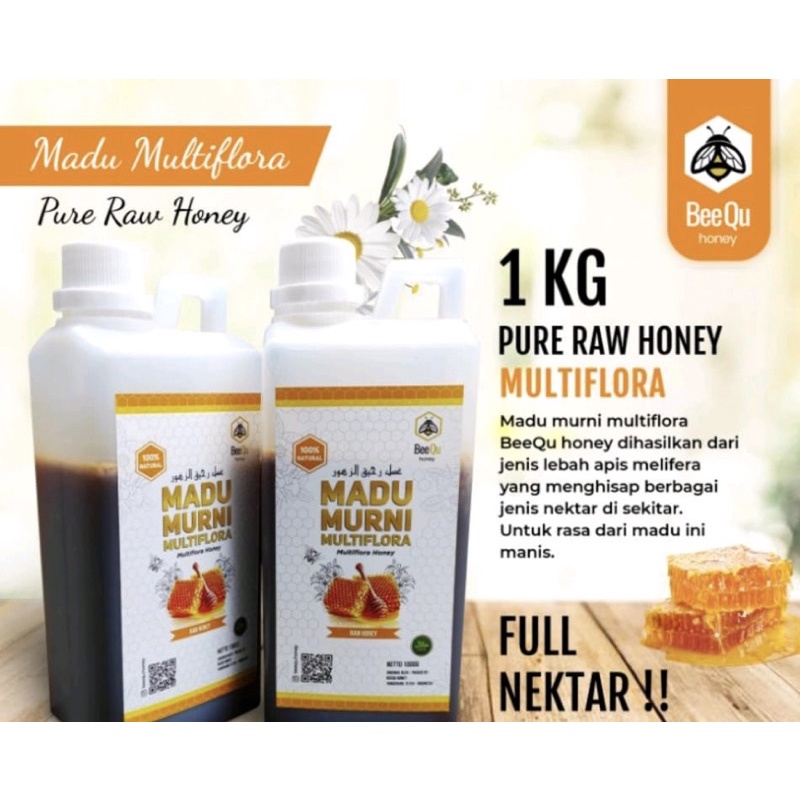 

(1kg) MADU ASLI MURNI -RAW HONEY BEEQU