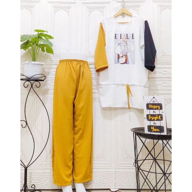 ELLENA SET | SETELAN CELANA HALUS ADEM NYAMAN DI PAKAI TERMURAH