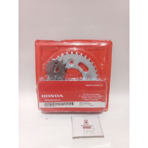 Gir set +ranti komplit Honda supra x 125 karbu, Kharisma