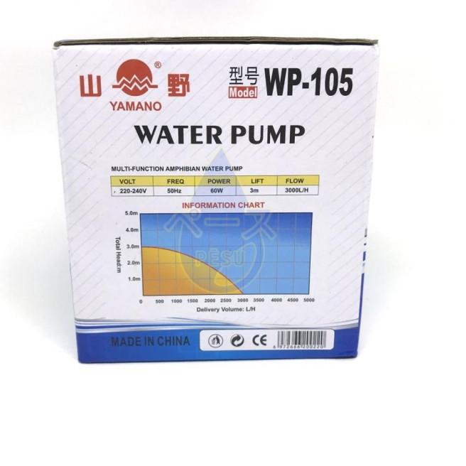 TERBAIK YAMANO WP 105 NAIK 3 METER POMPA AIR KOLAM IKAN CELUP