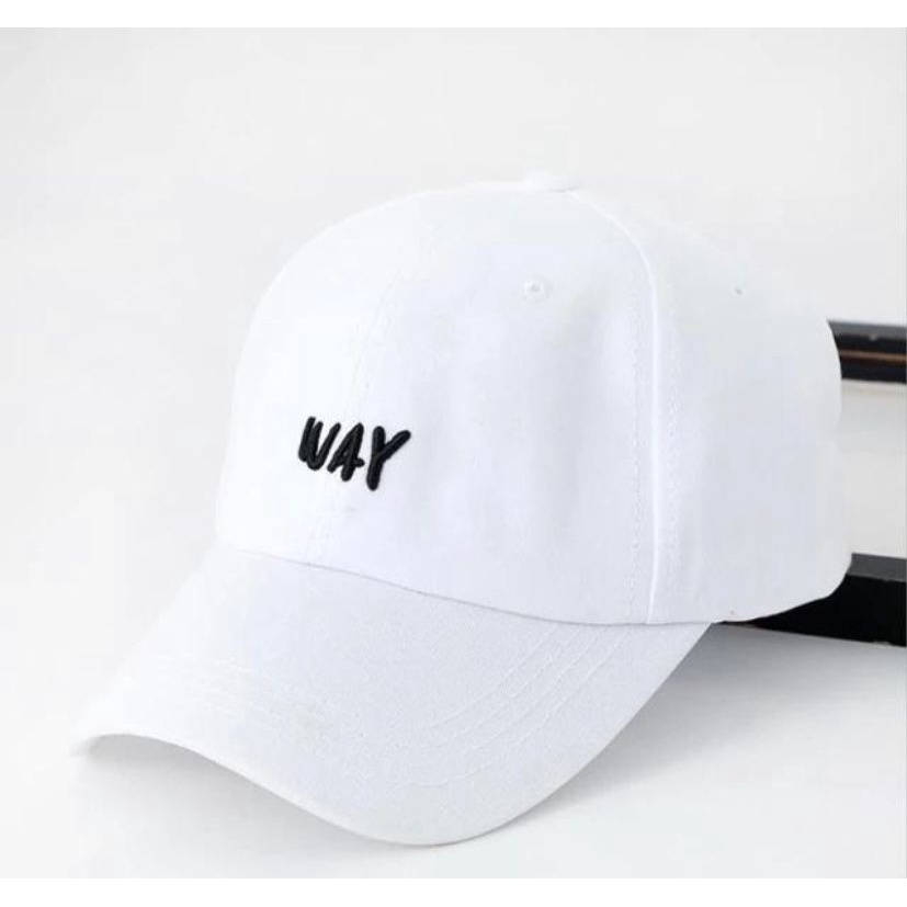 Topi Baseball Cap Way Terpopuler Topi Pria Wanita Kekinian Material catton premium (COD)