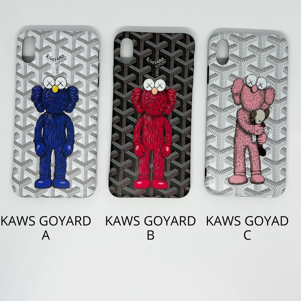 Case iPhone X Pro Max Kaws Hardcase Softcase Premium Import Casing Soft Case