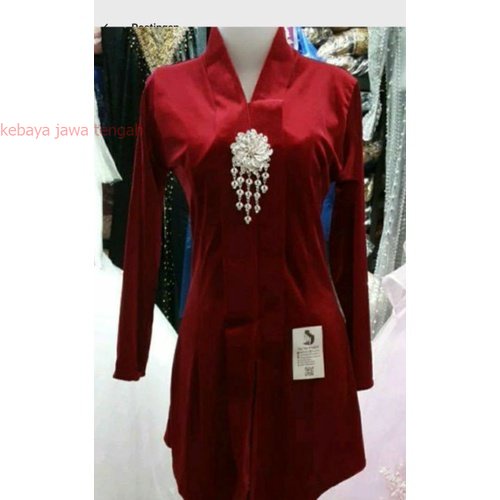 Kebaya Beludru Kartini Panjang Jumbo Kebaya Bludru