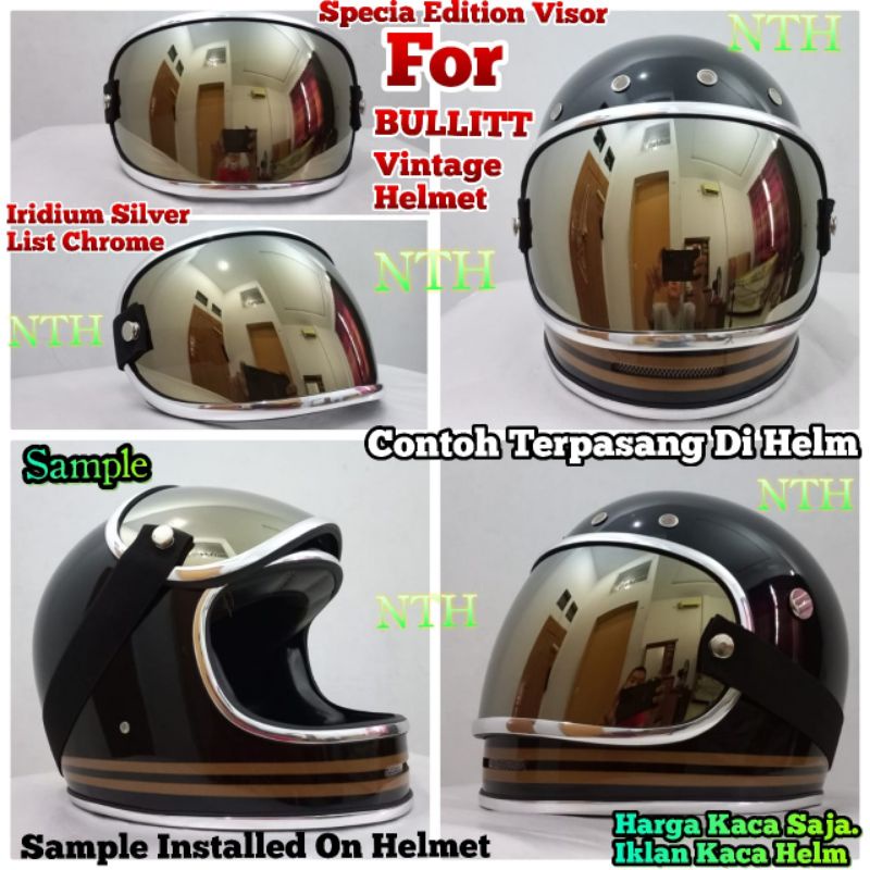 Kaca Helm Bell Bullitt Custom Vintage Helmet